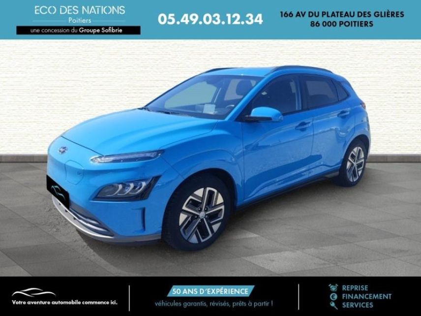 86000 : Hyundai Poitiers - Eco des Nations - HYUNDAI Kona - Kona - Bleu - Traction - Electrique