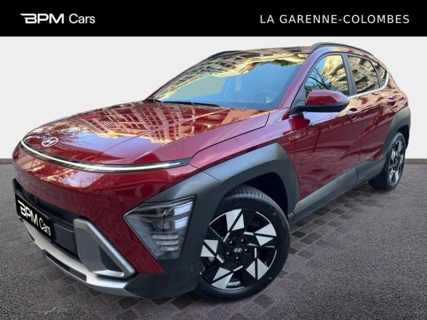 92250 : Hyundai La Garenne-Colombes - BPM Cars - HYUNDAI Kona - Kona - Ultimate Red métallisé - Traction - Hybride : Essence/Electrique