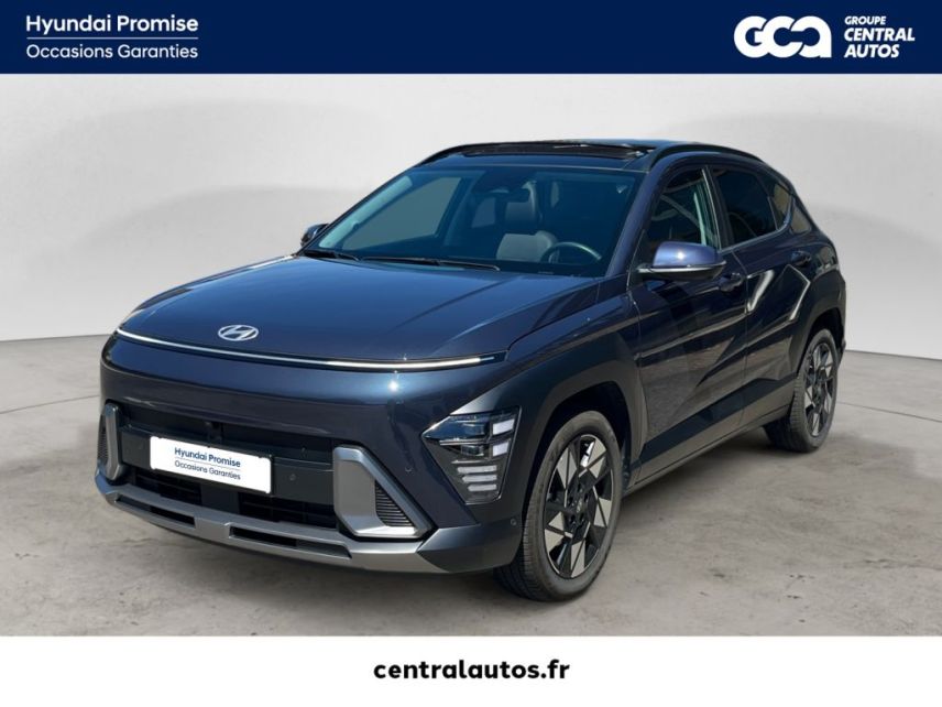 38200 : Hyundai Vienne - Groupe Central Autos - HYUNDAI KONA HYBRID Executive - KONA - Bleu - Automate sequentiel - Essence / Courant électrique