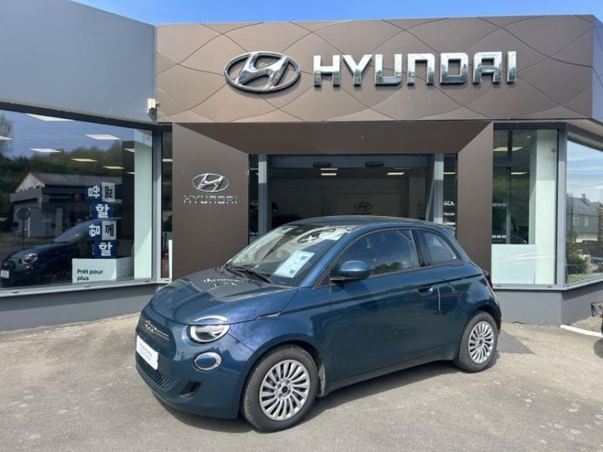 50300 : Hyundai Avranches - GCA - FIAT 500 - 500 - Ocean Green métal - Traction - Electrique