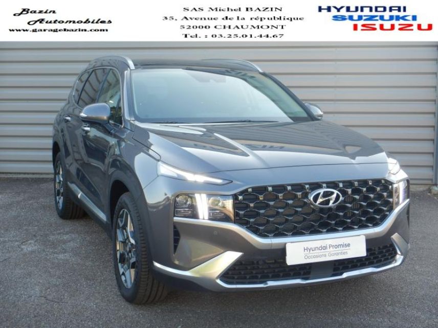 52000 : Hyundai Chaumont - Garage Michel Bazin - HYUNDAI Santa Fe - Santa Fe - Magnetic Force Métal - Transmission intégrale - Hybride rechargeable : Essence/Electrique