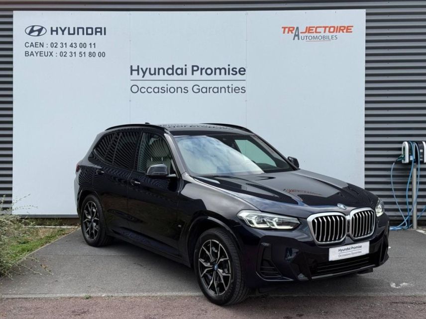 14100 : Hyundai Lisieux - Trajectoire Automobiles - BMW X3 - X3 - Blanc - Transmission intégrale - Hybride rechargeable : Essence/Electrique