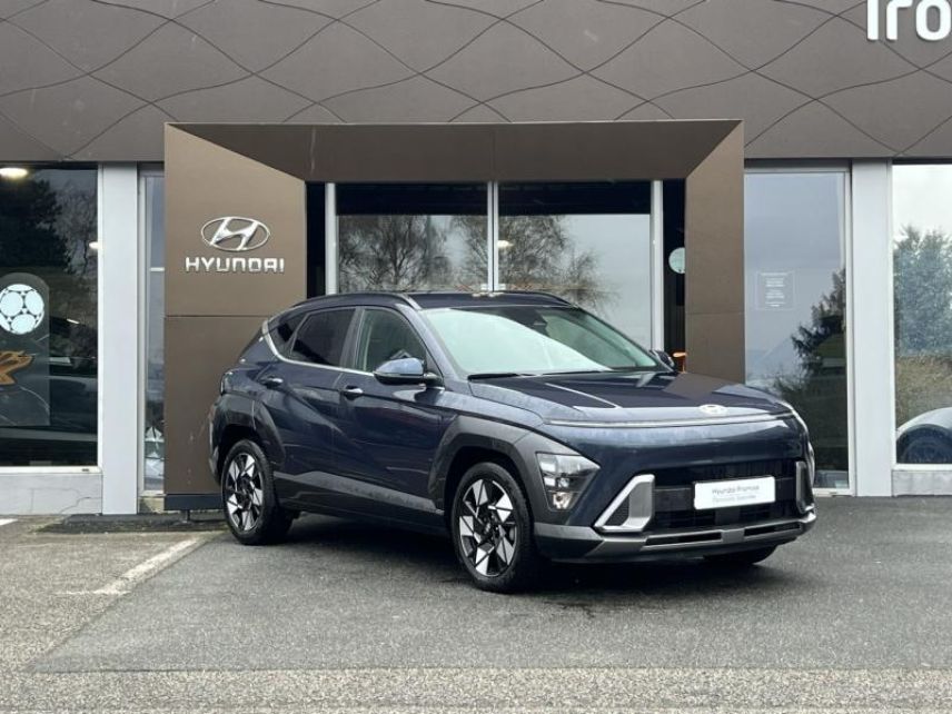 29000 : Hyundai Quimper - Iroise Automobiles - HYUNDAI Kona - Kona - Denim Blue perlé métallisé - Traction - Hybride : Essence/Electrique