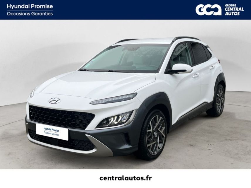 38200 : Hyundai Vienne - Groupe Central Autos - HYUNDAI KONA HYBRID Executive - KONA - Blanc - Automate sequentiel - Essence / Courant électrique