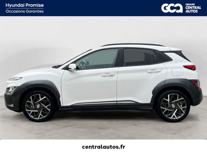 38200 : Hyundai Vienne - Groupe Central Autos - HYUNDAI KONA HYBRID Executive - KONA - Blanc - Automate sequentiel - Essence / Courant électrique