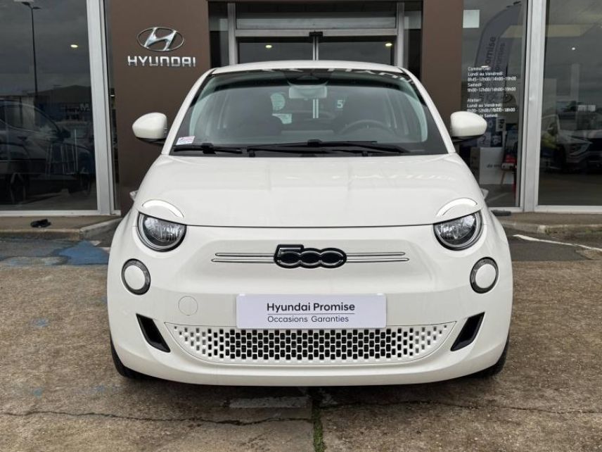 72100 : Hyundai Le Mans - GCA LE MANS - FIAT 500 - 500 - Blanc - Traction - Electrique