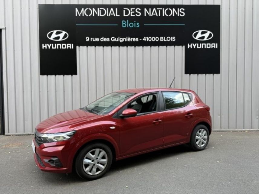 41000 : Hyundai Blois - Mondial des Nations - DACIA Sandero - Sandero - Rouge Fusion métallisé - Traction - Essence