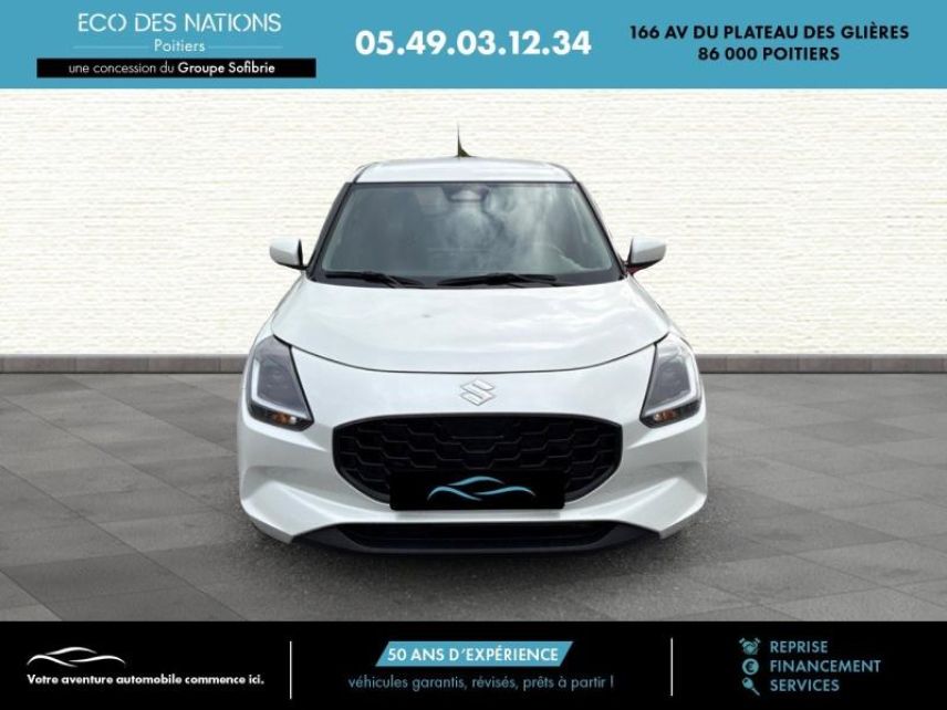 86000 : Hyundai Poitiers - Eco des Nations - SUZUKI Swift - Swift - Pure White Pearl Metal - Traction - Essence/Micro-Hybride