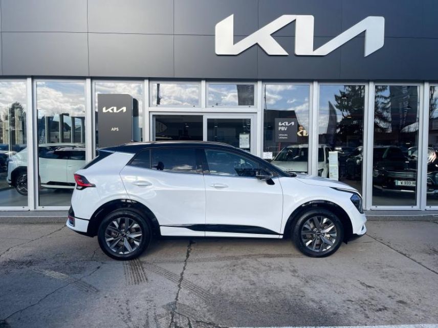 89100 : Hyundai Sens - APS - KIA Sportage - Sportage - Blanc Sensation Nacré toit noir - Traction - Hybride : Essence/Electrique