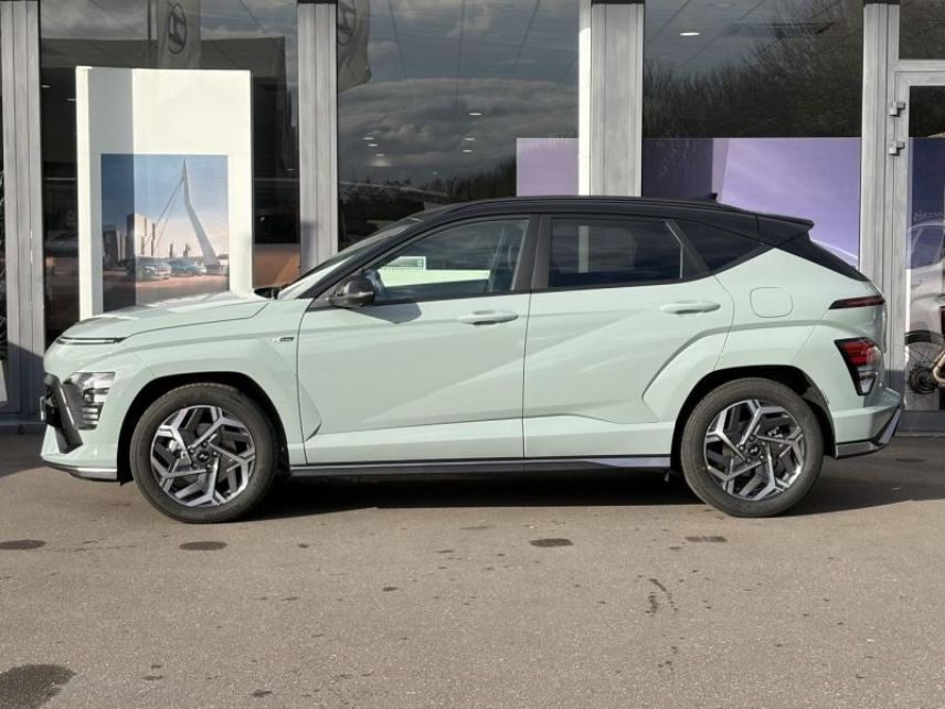 57100 : Hyundai Thionville - Théobald Automobiles - HYUNDAI Kona - Kona - Mirage Green/Toit/rétros Black - Traction - Hybride : Essence/Electrique