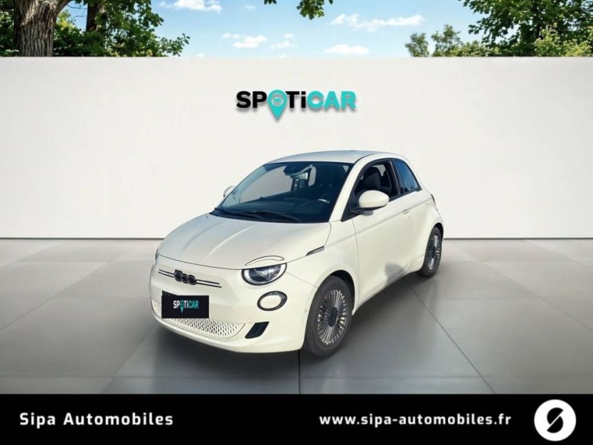 33260 : Hyundai Arcachon - Sipa Automobiles - FIAT 500e 3+1 Nouvelle 500 - 500 III ELECTRIQUE - Blanc - Automate à fonct. Continu - Courant électrique