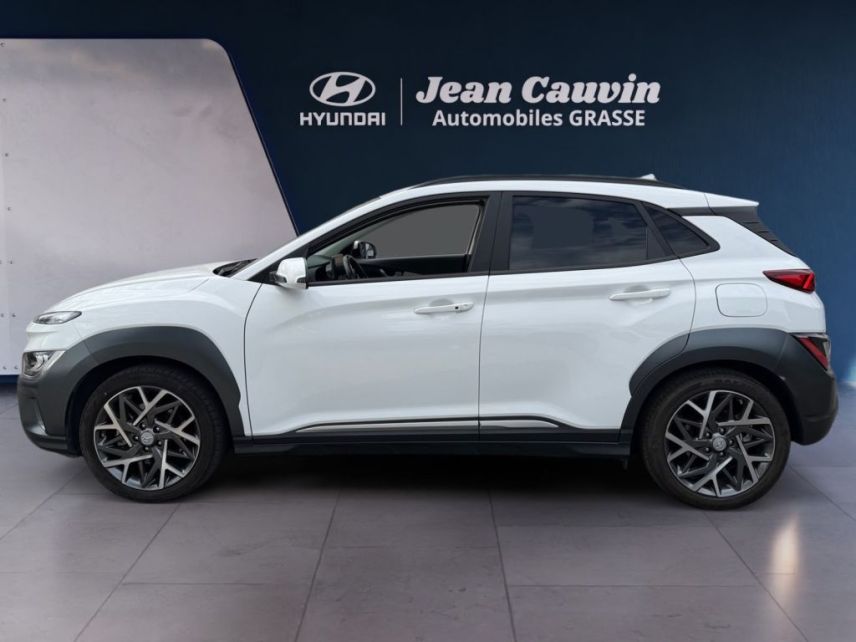 06130 : Hyundai Grasse - Garage Jean Cauvin - HYUNDAI KONA HYBRID Executive - KONA - Blanc - Automate sequentiel - Essence / Courant électrique