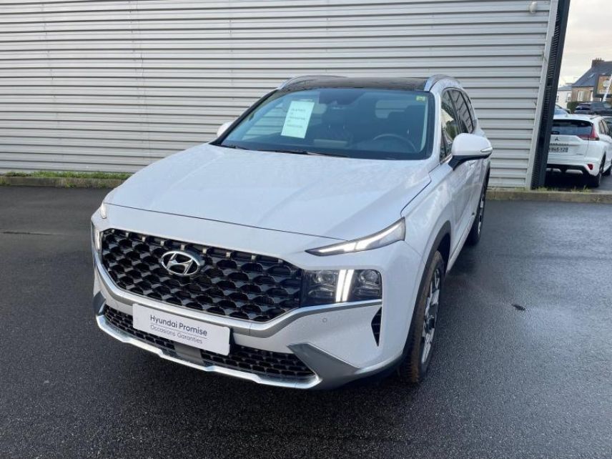 29200 : Hyundai Brest - Iroise Automobiles - HYUNDAI Santa Fe - Santa Fe - Glacier White Métal - Transmission intégrale - Hybride rechargeable : Essence/Electrique