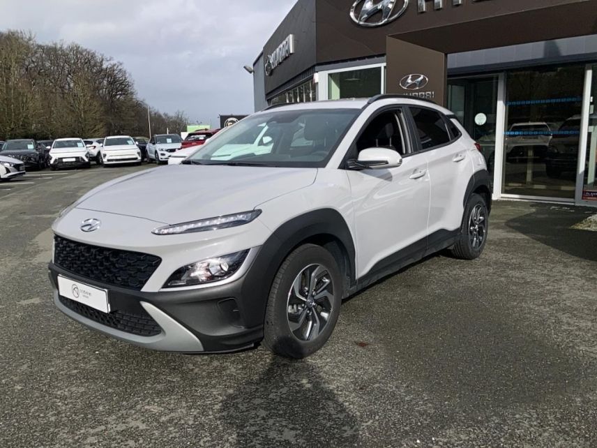 49070 : Hyundai Angers - Oceane Automobiles - HYUNDAI KONA HYBRID Intuitive - KONA - Gris - Automate sequentiel - Essence / Courant électrique