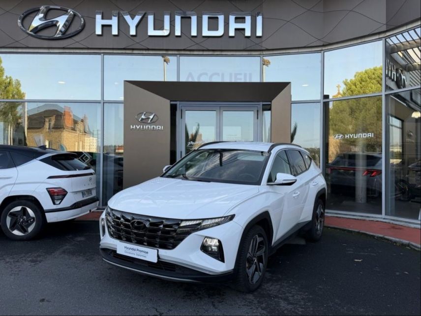 19100 : Hyundai Brive-la-Gaillarde - Garage Pouget - HYUNDAI Tucson - Tucson - Serenity White Métal - Transmission intégrale - Hybride rechargeable : Essence/Electrique