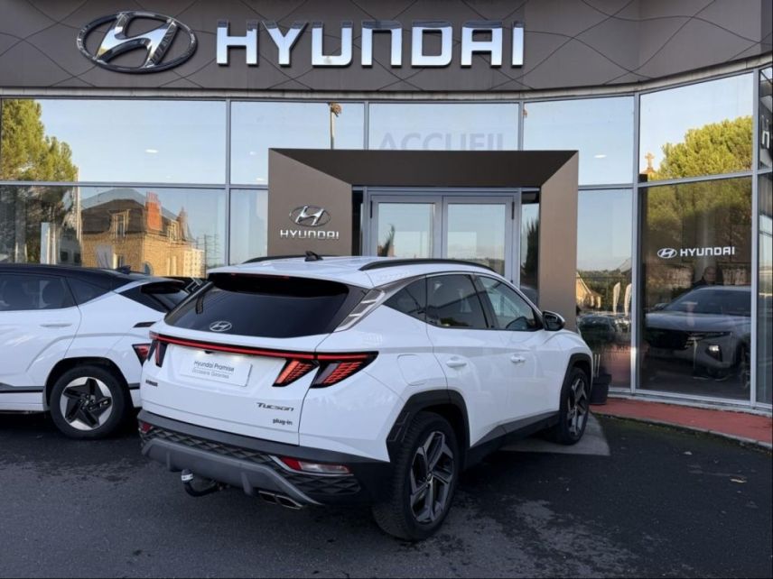 19100 : Hyundai Brive-la-Gaillarde - Garage Pouget - HYUNDAI Tucson - Tucson - Serenity White Métal - Transmission intégrale - Hybride rechargeable : Essence/Electrique