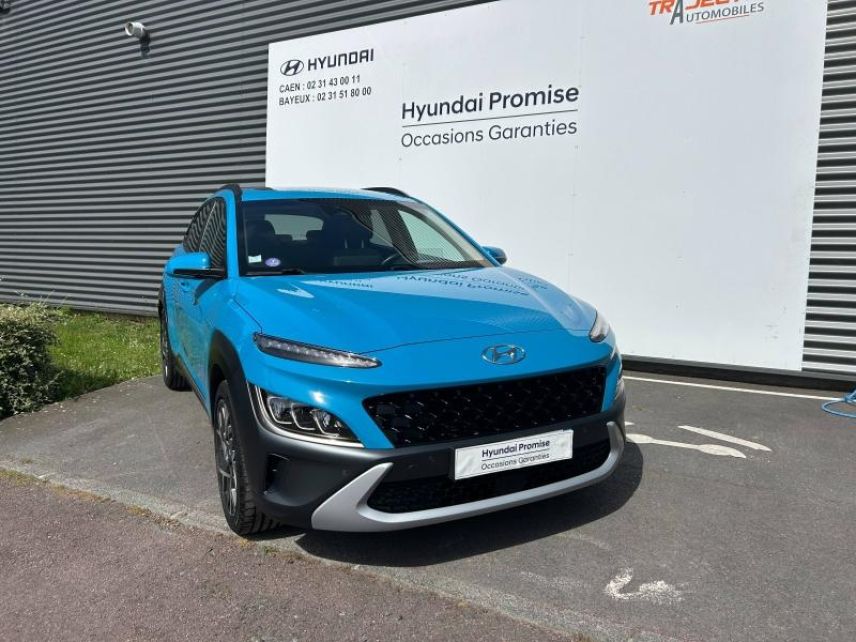 14100 : Hyundai Lisieux - Trajectoire Automobiles - HYUNDAI Kona - Kona - Bleu - Traction - Hybride : Essence/Electrique