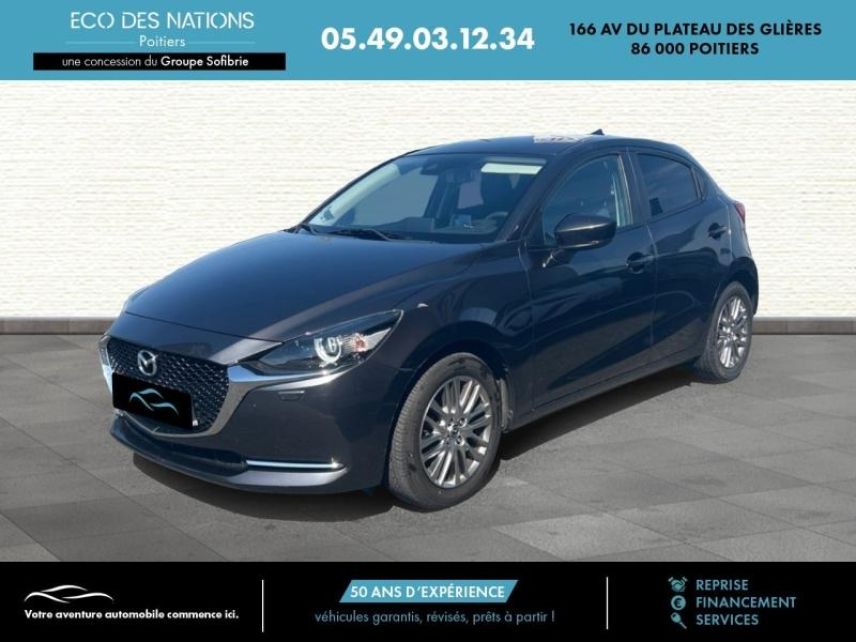 86000 : Hyundai Poitiers - Eco des Nations - MAZDA Mazda 2 - Mazda 2 - Machine Gray Métallisé - Traction - Essence/Micro-Hybride