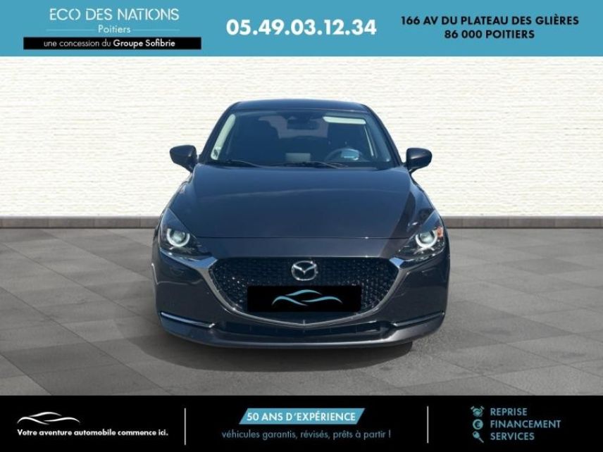 86000 : Hyundai Poitiers - Eco des Nations - MAZDA Mazda 2 - Mazda 2 - Machine Gray Métallisé - Traction - Essence/Micro-Hybride