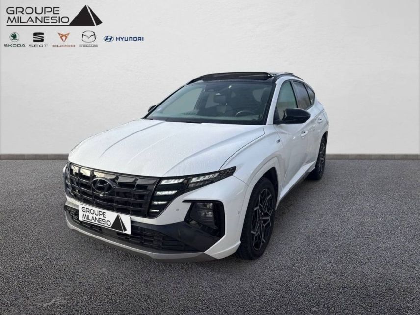 13290 : Hyundai Aix en Provence - Cap Milanesio - HYUNDAI TUCSON N Line Executive - TUCSON (10/2020-03/2024) - blanc - Boîte automatique - Essence / Courant électrique