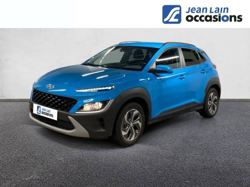 73290 : Hyundai Chambéry - Jean Lain Mobilités - HYUNDAI KONA HYBRID Intuitive - KONA - Bleu - Automate sequentiel - Essence / Courant électrique