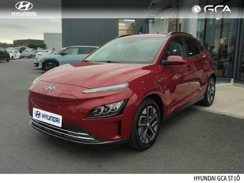 50000 : Hyundai Saint-Lô - GCA - HYUNDAI Kona - Kona - Sunset Red Métal - Traction - Electrique