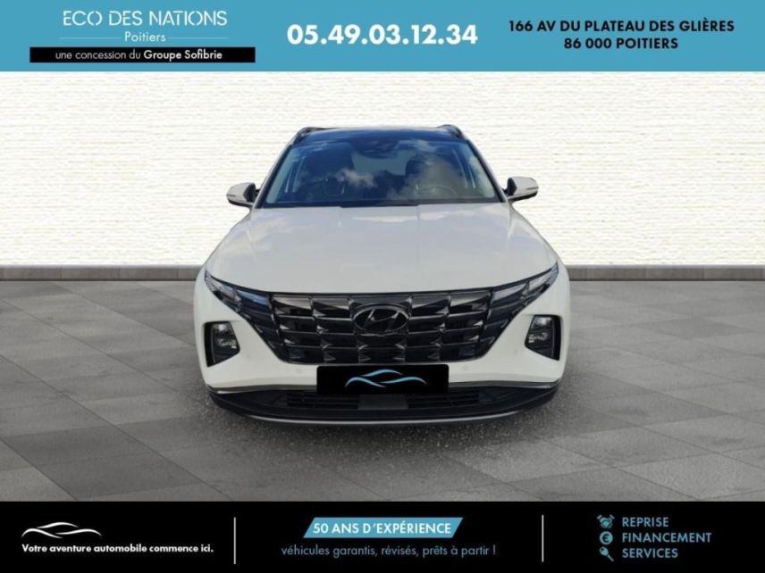 86000 : Hyundai Poitiers - Eco des Nations - HYUNDAI Tucson - Tucson - Serenity White Métal - Traction - Hybride : Essence/Electrique