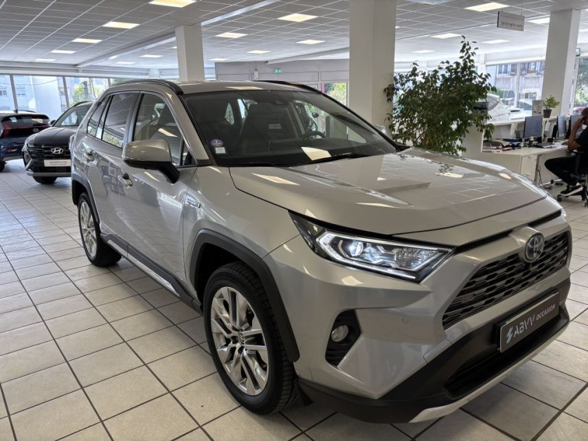 95500 : Hyundai Gonesse - ABVV - TOYOTA RAV4 HYBRIDE MY20 Lounge - RAV4 V - Gris - Automate à fonct. Continu - Essence / Courant électrique