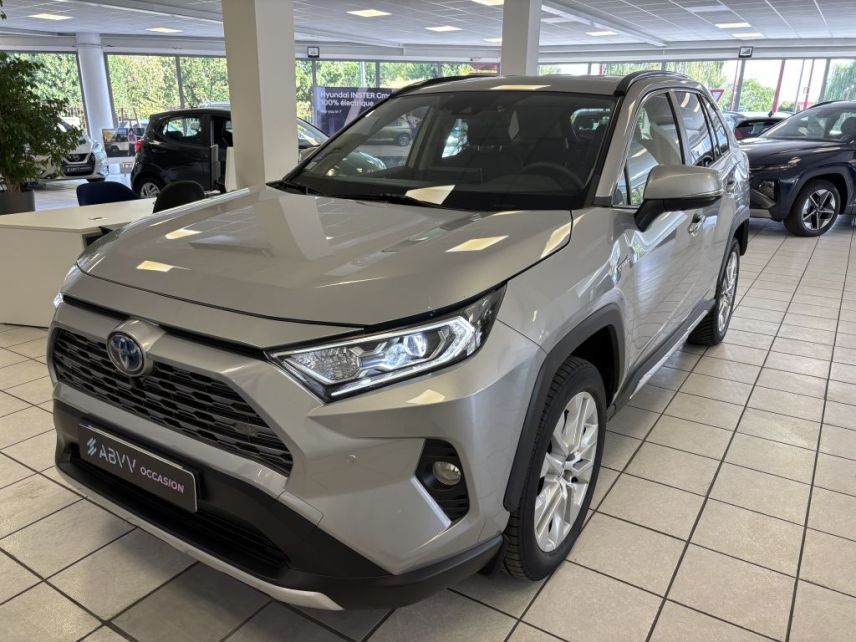 95500 : Hyundai Gonesse - ABVV - TOYOTA RAV4 HYBRIDE MY20 Lounge - RAV4 V - Gris - Automate à fonct. Continu - Essence / Courant électrique