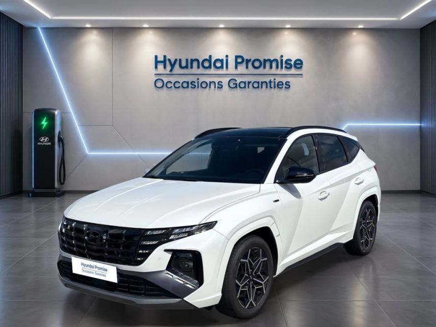 85000 : Hyundai MoceanRent | La Roche-sur-Yon - Océane Auto - HYUNDAI TUCSON N Line Executive - TUCSON IV - Blanc - Automate sequentiel - Diesel