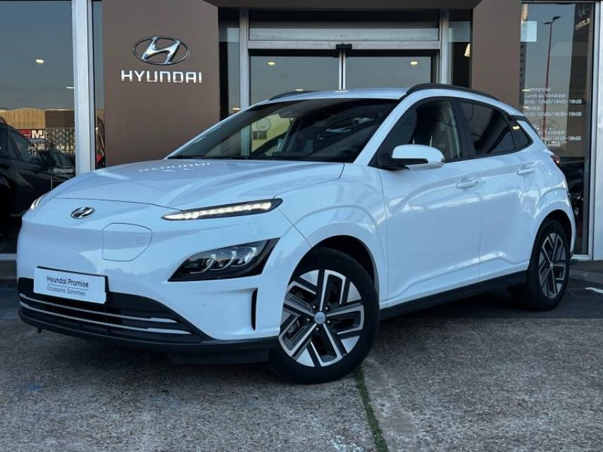 72100 : Hyundai Le Mans - GCA LE MANS - HYUNDAI Kona - Kona - Serenity White Métal - Traction - Electrique