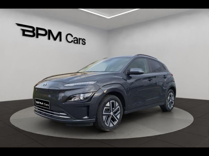 75013 : Hyundai Paris 13 - BPM Cars - HYUNDAI Kona - Kona - Dark Knight Métal - Traction - Electrique