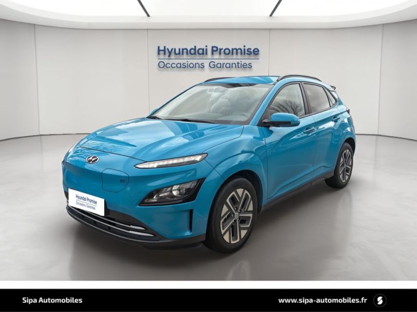 33110 : Hyundai Bordeaux Nord Le Bouscat - Sipa Automobiles - HYUNDAI KONA ELECTRIC Intuitive - KONA ELECTRIC (12/2020) - Bleu - Automate à fonct. Continu - Courant électrique