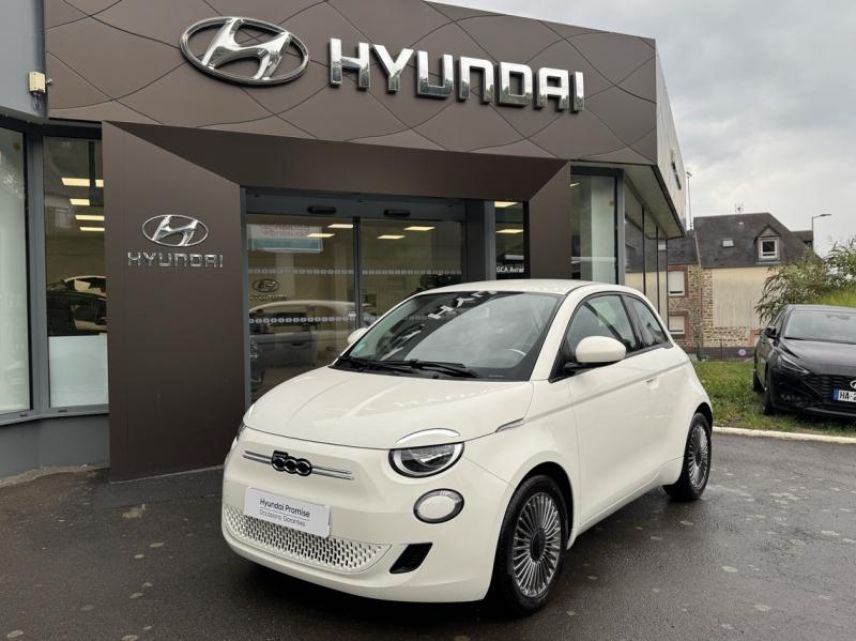 50300 : Hyundai Avranches - GCA - FIAT 500 - 500 - Blanc - Traction - Electrique