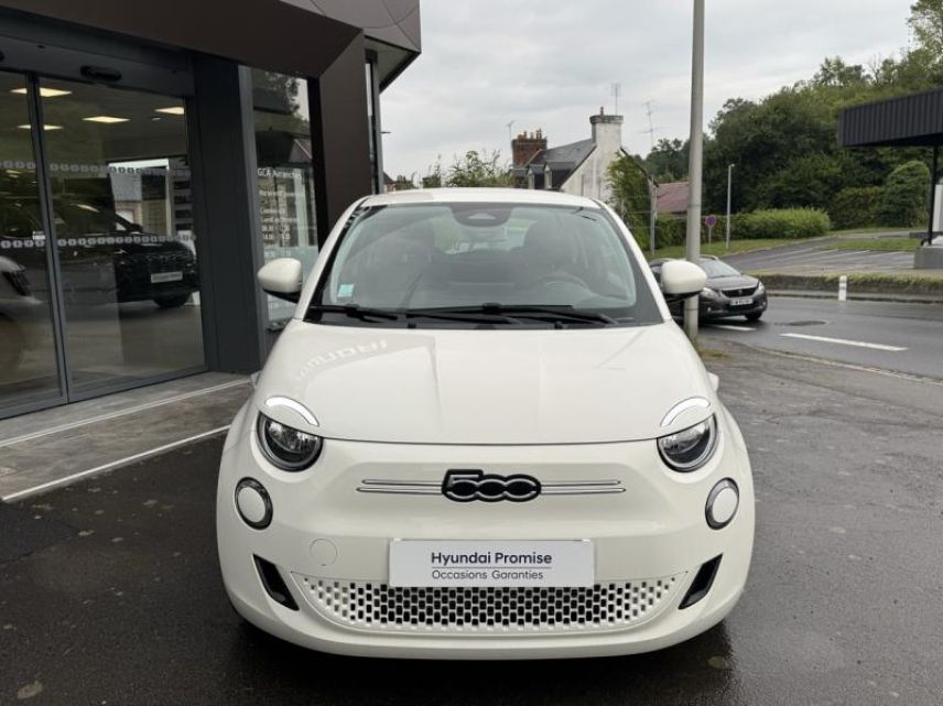 50300 : Hyundai Avranches - GCA - FIAT 500 - 500 - Blanc - Traction - Electrique