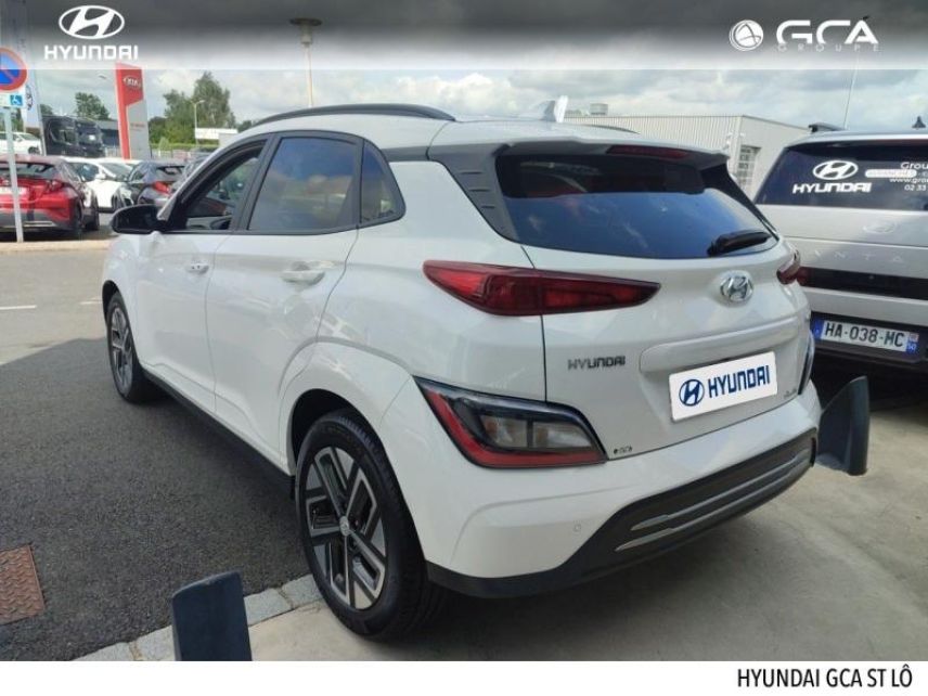 50000 : Hyundai Saint-Lô - GCA - HYUNDAI Kona - Kona - Serenity White Métal - Traction - Electrique