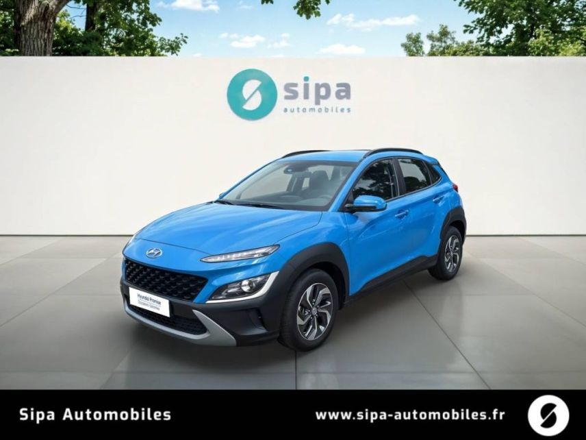 33140 : Hyundai Bordeaux Sud Villenave d'Ornon - Sipa Automobiles - HYUNDAI KONA HYBRID Initia - KONA HYBRID - Bleu                                               - Automate sequentiel - Essence / Courant électrique