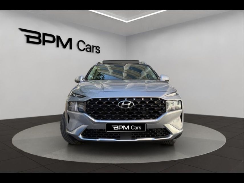 75013 : Hyundai Paris 13 - BPM Cars - HYUNDAI Santa Fe - Santa Fe - Typhon Silver Métal - Traction - Hybride : Essence/Electrique