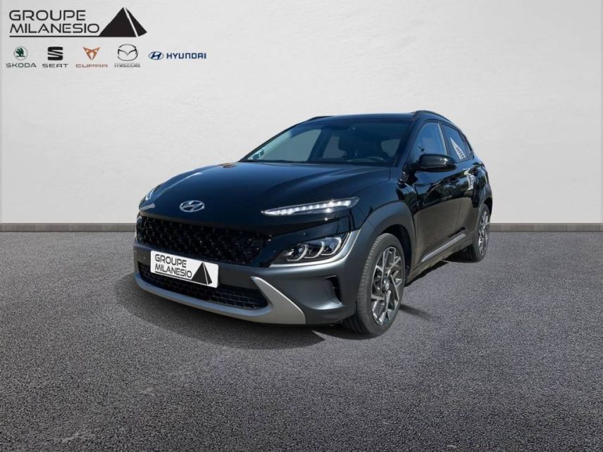 13730 : Hyundai Marignane - Cap Milanesio - HYUNDAI KONA HYBRID Intuitive - KONA - Noir - Automate sequentiel - Essence / Courant électrique