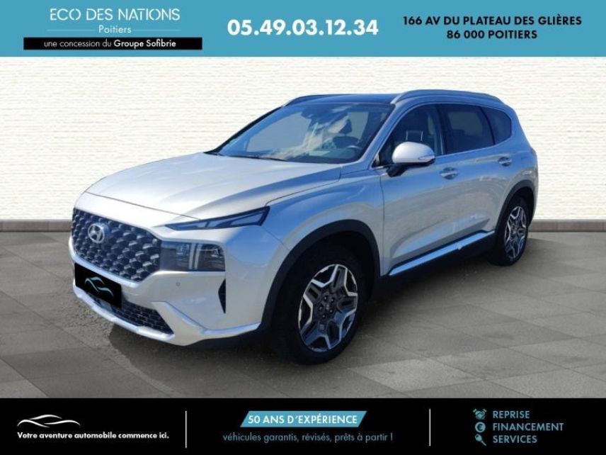 86000 : Hyundai Poitiers - Eco des Nations - HYUNDAI Santa Fe - Santa Fe - Gris - Transmission intégrale - Hybride rechargeable : Essence/Electrique