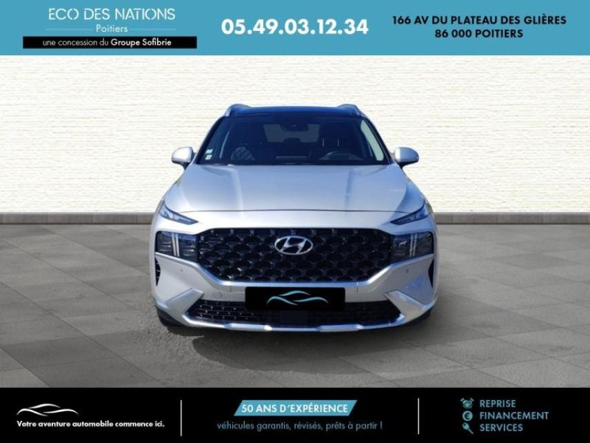 86000 : Hyundai Poitiers - Eco des Nations - HYUNDAI Santa Fe - Santa Fe - Gris - Transmission intégrale - Hybride rechargeable : Essence/Electrique
