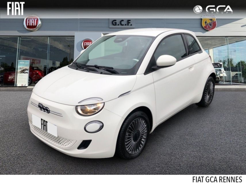 35510 : Hyundai Rennes - GCA - FIAT 500 - 500 - Ice white - Traction - Electrique