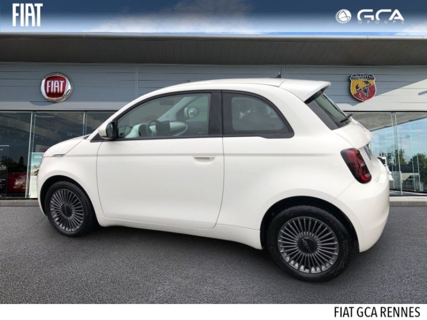 35510 : Hyundai Rennes - GCA - FIAT 500 - 500 - Ice white - Traction - Electrique