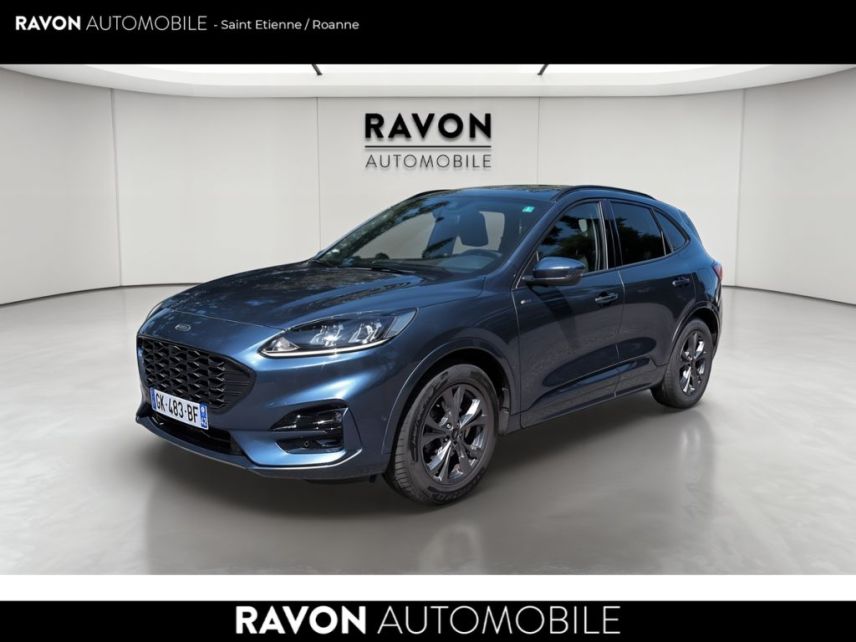 42100 : Hyundai Saint-Etienne - Ravon Automobile - FORD KUGA ST-Line - KUGA III - Bleu - Automate à fonct. Continu - Essence / Ethanol / Courant électrique