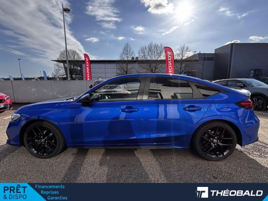 57200 : Hyundai Sarreguemines - Theobald Automobiles - HONDA Civic - Civic - Bleu Cristallin Premium Métallisé - Traction - Hybride : Essence/Electrique