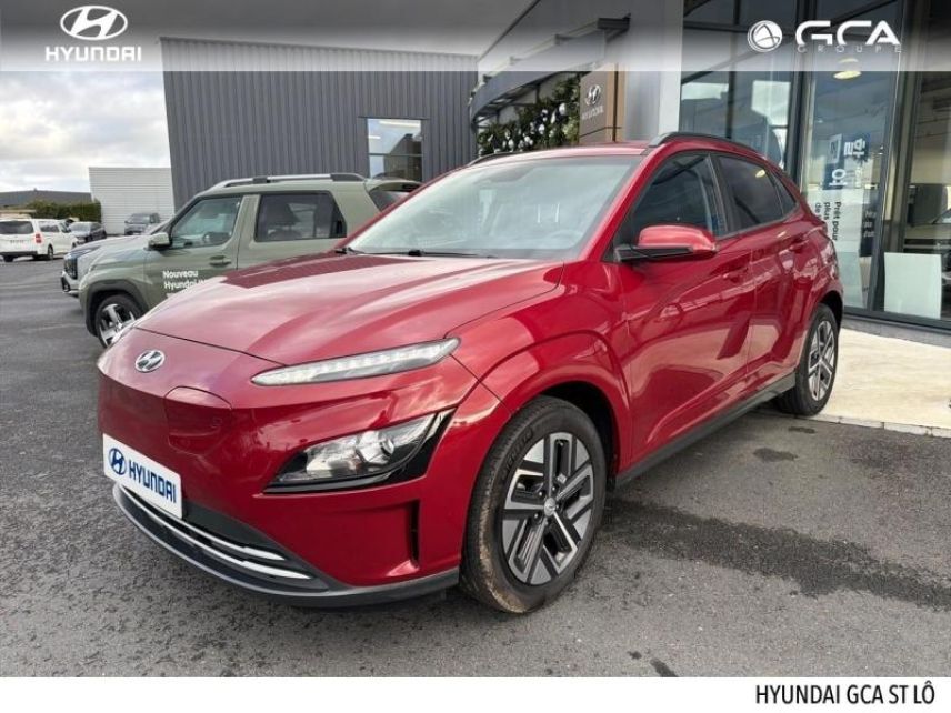 50000 : Hyundai Saint-Lô - GCA - HYUNDAI Kona - Kona - Sunset Red Métal - Traction - Electrique
