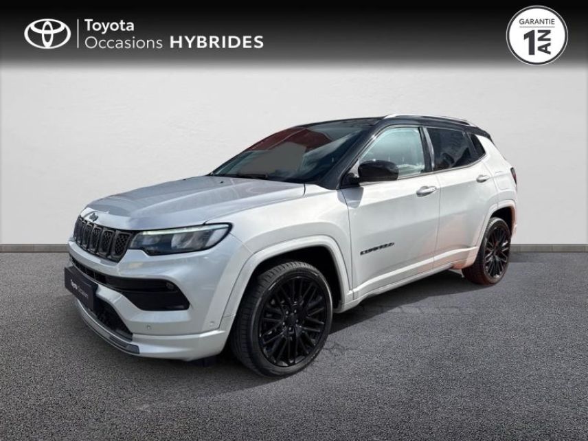 50000 : Hyundai Saint-Lô - GCA - JEEP Compass - Compass - Graphite Gray métallisé+toit noir - Transmission intégrale - Hybride rechargeable : Essence/Electrique