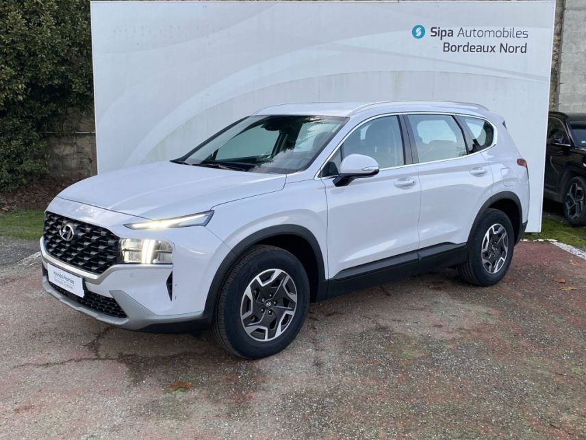 33110 : Hyundai Bordeaux Nord Le Bouscat - Sipa Automobiles - HYUNDAI SANTA FE Intuitive - SANTA FE IV - BLANC - Boîte automatique - Essence / Courant électrique