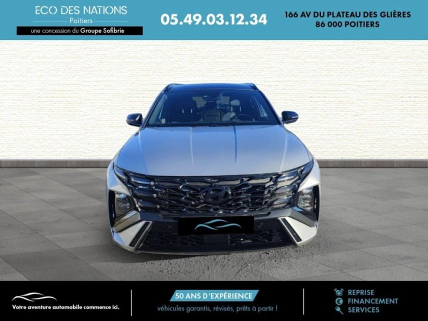 86000 : Hyundai Poitiers - Eco des Nations - HYUNDAI Tucson - Tucson - Shimmering Silver Métal - Traction - Hybride : Essence/Electrique