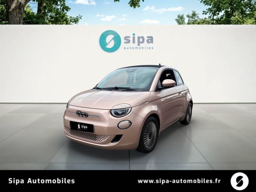 33260 : Hyundai Arcachon - Sipa Automobiles - FIAT 500e CABRIOLET Nouvelle 500 - 500 III ELECTRIQUE - Rose - Automate à fonct. Continu - Courant électrique